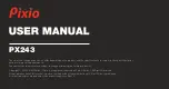 Preview for 1 page of Pixio PX243 User Manual