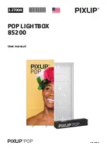 Pixlip POP LIGHTBOX 85200 User Manual preview