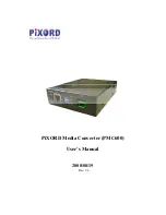 Предварительный просмотр 1 страницы PiXORD PMC600 User Manual