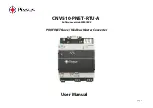 Pixsys CNV510-PNET-RTU-A User Manual предпросмотр