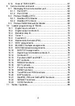 Предварительный просмотр 4 страницы Pixsys TD240 series Operation Manual