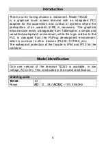 Preview for 4 page of Pixsys TD320 User Manual