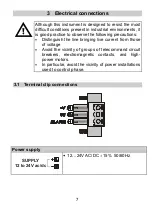 Preview for 7 page of Pixsys TD320 User Manual