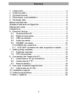 Preview for 3 page of Pixsys TD430 Operation Manual