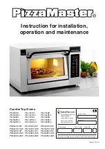 PizzaMaster PM 351ED Instructions For Installation, Operation And Maintenance preview