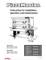 PizzaMaster PM 721E Instructions For Installation And Operation Manual preview