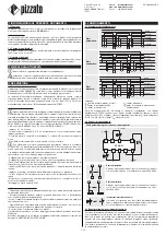 Preview for 1 page of Pizzato Elettrica CS AR-91 Series Operating Instructions Manual