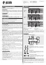 Preview for 4 page of Pizzato Elettrica CS AR-91 Series Operating Instructions Manual