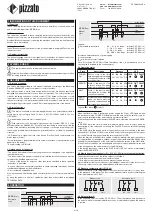 Предварительный просмотр 4 страницы pizzato CS FS-5 Series Manual