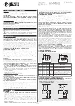 Предварительный просмотр 7 страницы pizzato CS MP311 0 Series Manual