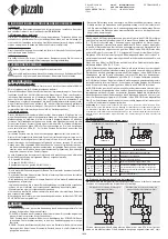 Предварительный просмотр 10 страницы pizzato CS MP311 0 Series Manual