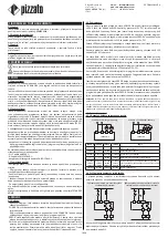 Предварительный просмотр 16 страницы pizzato CS MP311 0 Series Manual