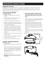 Preview for 12 page of Pizzeria Pronto PC6000 Owner'S Manual