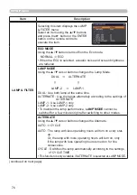 Preview for 76 page of PJLink CP-HD9320 User Manual