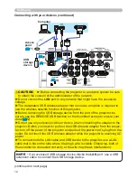 Preview for 12 page of PJLink CP-WX4022WN User Manual