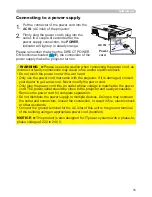 Preview for 15 page of PJLink CP-WX4022WN User Manual