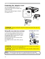 Предварительный просмотр 16 страницы PJLink CP-WX4022WN User Manual