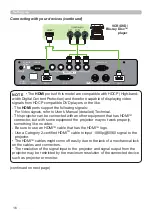 Preview for 16 page of PJLink DLP MP-WU9101B User Manual