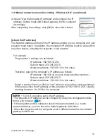 Preview for 13 page of PJLink IN5132 Network Manual