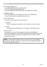 Preview for 50 page of PJLink MC-WU8601B User Manual – Operating Manual