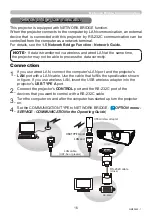 Предварительный просмотр 16 страницы PJLink MP-JU4001 User Manual