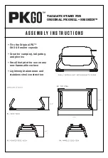 PK Grills PKGO Assembly Instructions preview