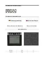 Pkm BIC8 2KB GK IX-2 H Instruction Manual preview