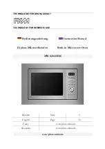 Preview for 1 page of Pkm MW 820-EBM Instruction Manual