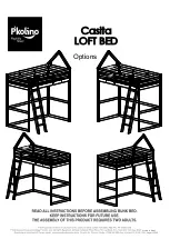 Предварительный просмотр 1 страницы Pkolino Casita LOFT BED Manual