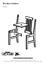 Preview for 2 page of P'kolino Kid's Chair PKFFKDKCHWHT Assembly Instructions Manual