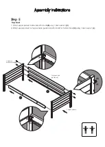 Preview for 8 page of P'kolino Nesto Bunk Bed Manual