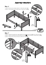 Preview for 9 page of P'kolino Nesto Bunk Bed Manual