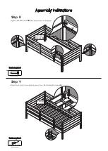 Preview for 10 page of P'kolino Nesto Bunk Bed Manual