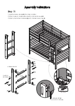 Preview for 12 page of P'kolino Nesto Bunk Bed Manual