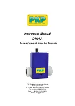 Предварительный просмотр 1 страницы PKP DM01A Instruction Manual