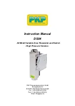 Предварительный просмотр 1 страницы PKP DS04.1 Instruction Manual