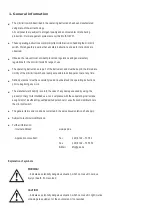 Preview for 3 page of PKP FOS01 Instruction Manual