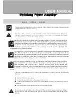 PL-AUDIO D10K4 User Manual предпросмотр