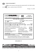 Preview for 3 page of Plamen International GLAS AMITY Installation And Operating Instructions Manual