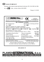 Preview for 10 page of Plamen International GLAS AMITY Installation And Operating Instructions Manual