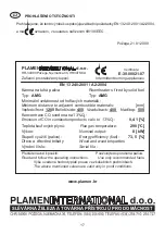 Preview for 17 page of Plamen International GLAS AMITY Installation And Operating Instructions Manual