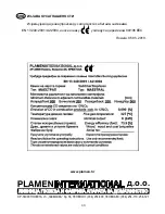 Предварительный просмотр 33 страницы Plamen International Maestral Installation And Operating Instructions Manual