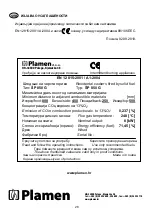 Preview for 28 page of Plamen 850 Glas Technical Instruction