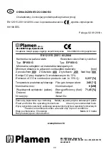 Preview for 33 page of Plamen 850 Glas Technical Instruction