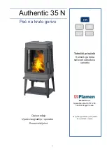 Plamen Authentic 35 N Installation & Operating Instructions Manual предпросмотр