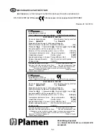 Предварительный просмотр 52 страницы Plamen Dora 10 N Technical Instructions