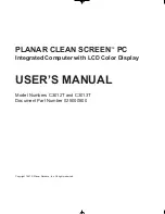 Предварительный просмотр 2 страницы Planar Clean Screen C3012T User Manual