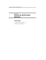 Preview for 13 page of Planar Dome Md5/PCI Installation Manual