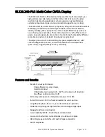 Preview for 4 page of Planar EL320.240-FA3 Operation Manual