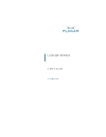 Preview for 1 page of Planar LC1502R SERIES User Manual